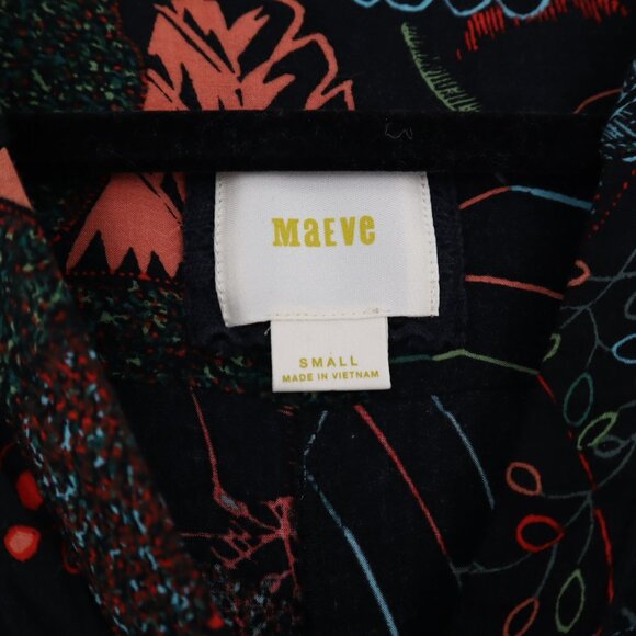 Anthropologie Black and Blue Floral Jumpsuit - Picture 3 of 11